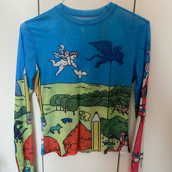 Artsy mesh top - Picture 2 of 2